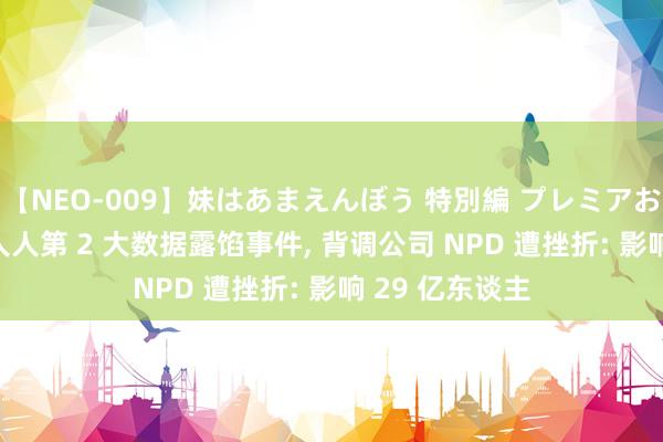 【NEO-009】妹はあまえんぼう 特別編 プレミアおなら ひかる 人人第 2 大数据露馅事件, 背调公司 NPD 遭挫折: 影响 29 亿东谈主