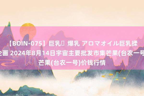 【BOIN-075】巨乳・爆乳 アロマオイル巨乳揉みしだき企画 2024年8月14日宇宙主要批发市集芒果(台农一号)价钱行情