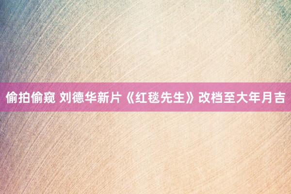 偷拍偷窥 刘德华新片《红毯先生》改档至大年月吉